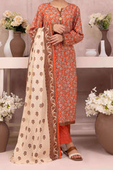 NUSL3209 Printed Lawn Suit - Unstitched 3Pc